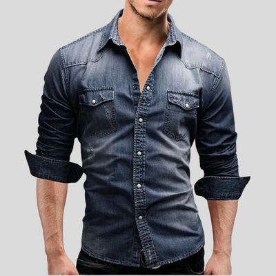 Ronan™ | Modern Denim Shirt