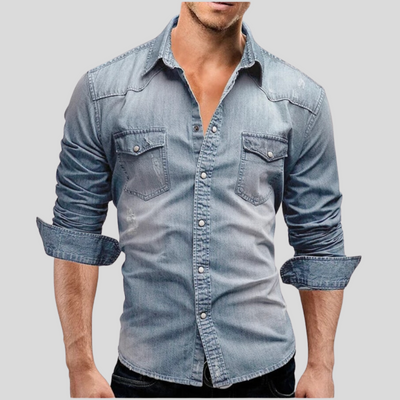 Ronan™ | Modern Denim Shirt