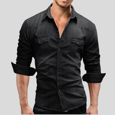 Ronan™ | Modern Denim Shirt