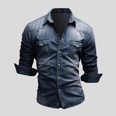 Ronan™ | Modern Denim Shirt