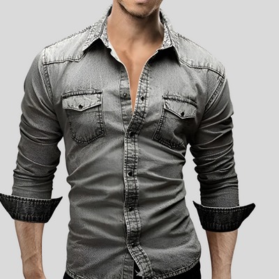 Ronan™ | Modern Denim Shirt