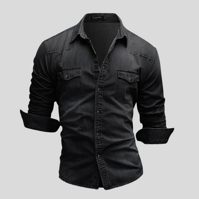 Ronan™ | Modern Denim Shirt