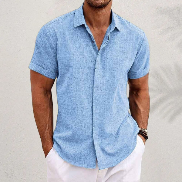 Lenoir™ Linen Shirt – Effortless Elegance in Every Thread
